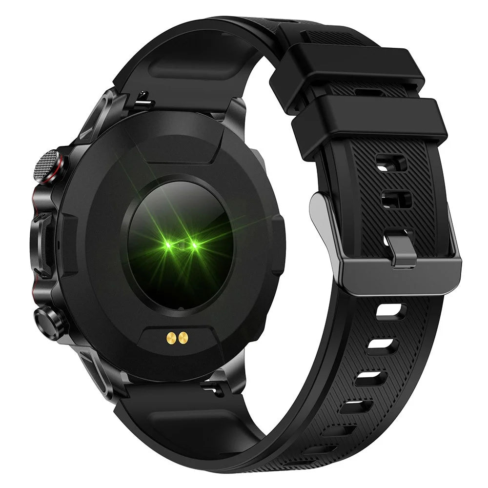 V91 Outdoor Waterproof Anti-drop 1.52-inch Smart Watch Bluetooth-compatible Calling Health Monitoring Sports Smart Bracelet - Black - 4