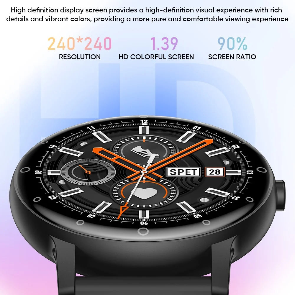 S88 Bluetooth-compatible Call Health Monitoring Smart Watch Multi-mode Sports Fitness Tracker Smartwatch - Black - 7