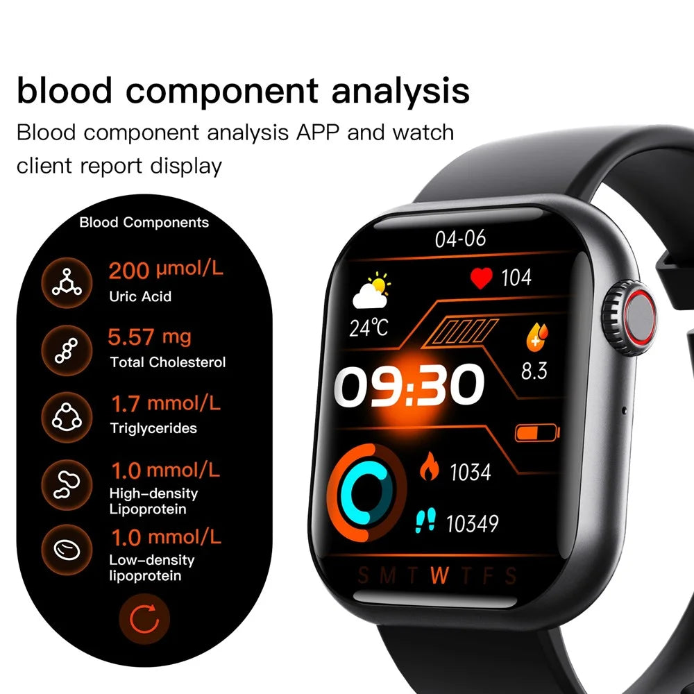 F108 1.91-inch Square Screen Bluetooth-compatible Call Sports Bracelet Heart Rate Monitor Smart Watch, Silicone Strap - Black - 6