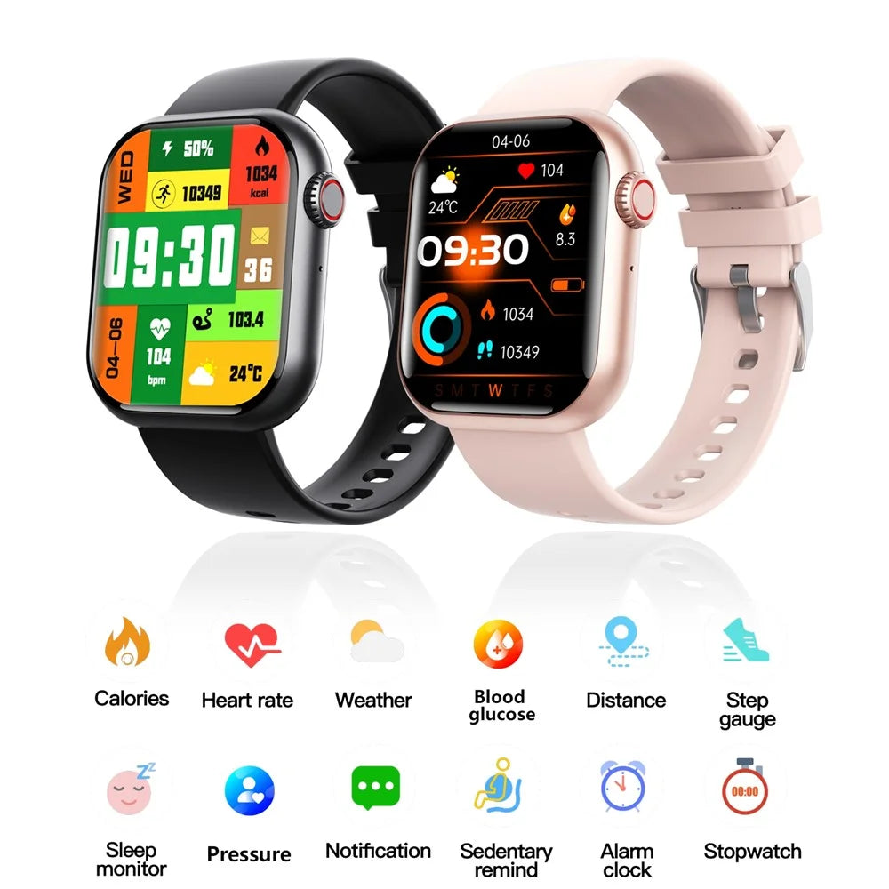 F108 1.91-inch Square Screen Bluetooth-compatible Call Sports Bracelet Heart Rate Monitor Smart Watch, Silicone Strap - Black - 4