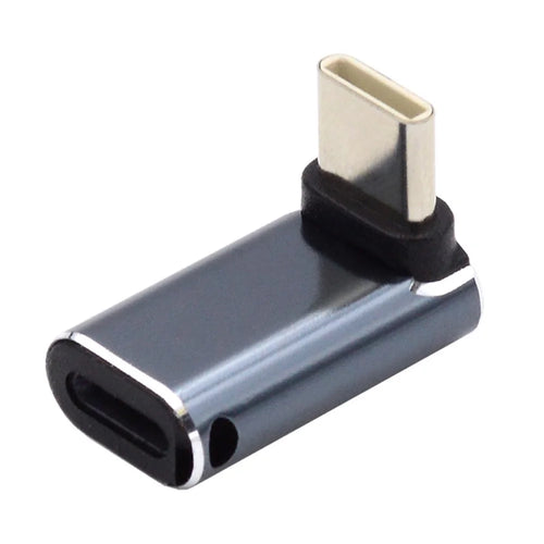 U2-058-LT018 Up Down Angled Design USB-C Male to 8Pin Female Converter Adapter Support 480Mbps Data Transfer - 1