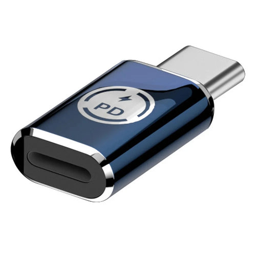 U2-058-LT019 480Mbps USB-C Male to iP Female Converter High Speed Adapter for iPhone Type-C Devices - 1