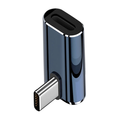 U2-058-LT016 USB-C Male to 8Pin Female 27W Power Adapter Angled Metal Connector - 1