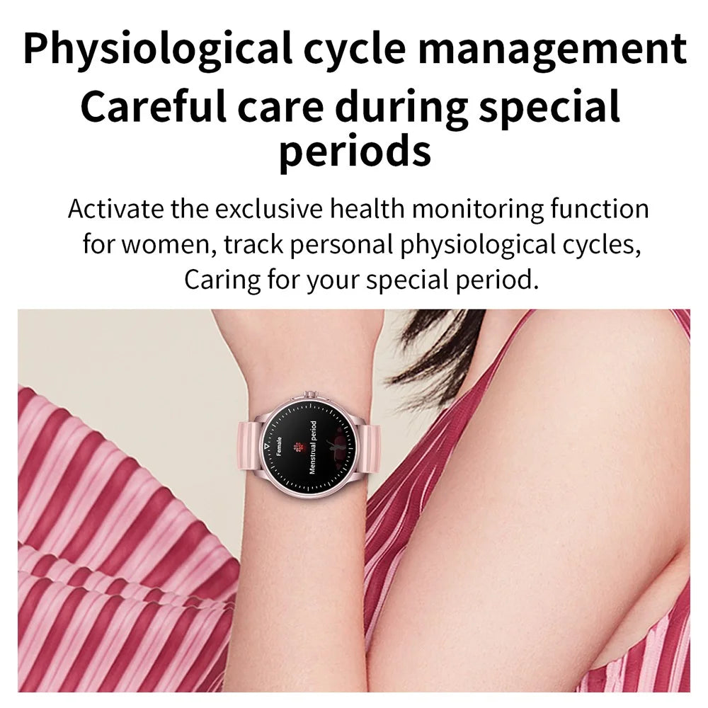 MX45 1.39" Bluetooth-compatible Talk Smart Watch Heart Rate Blood Pressure Health Monitor Sports Bracelet with Encoder - Black - 6