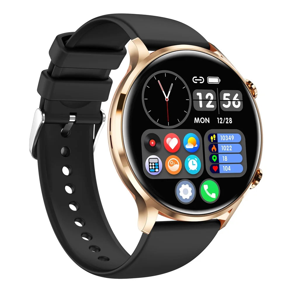 MX40 1.39 inch Bluetooth-compatible Smart Watch Female Menstrual Cycle Health Monitoring Sport Bracelet - Black / Black - 2