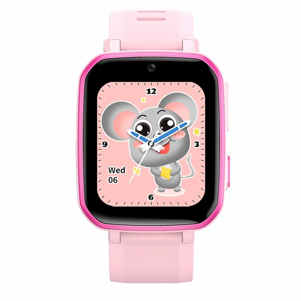 H9 Children Smart Watch Game Music Step Counting Dual Camera Rechargeable Kids Wrist Watch - Pink - 2