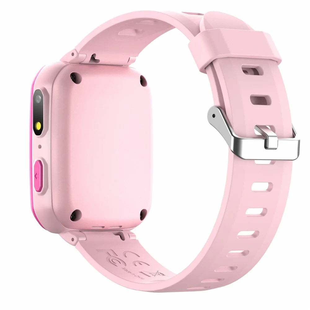 H9 Children Smart Watch Game Music Step Counting Dual Camera Rechargeable Kids Wrist Watch - Pink - 3