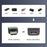 U2-006-MM 3Pcs Micro USB 2.0 to Mini USB 5Pin Male to Female Extension Data Power Adapter - 6