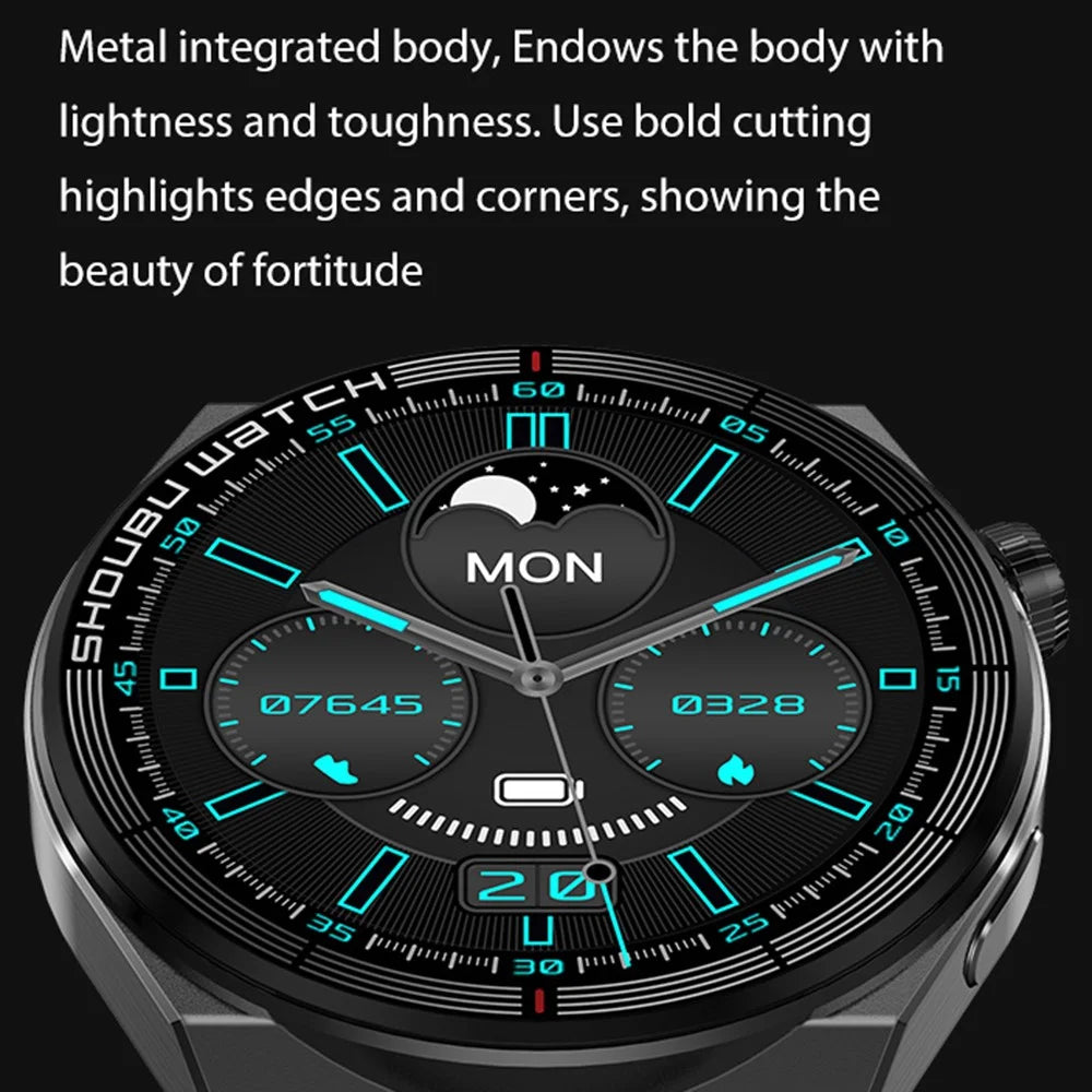 ET 3 Pro 1.32-inch Round Screen Smart Watch Waterproof Health Monitoring Bluetooth-compatible Calling Sports Watch - Black / Silicone Strap - 3