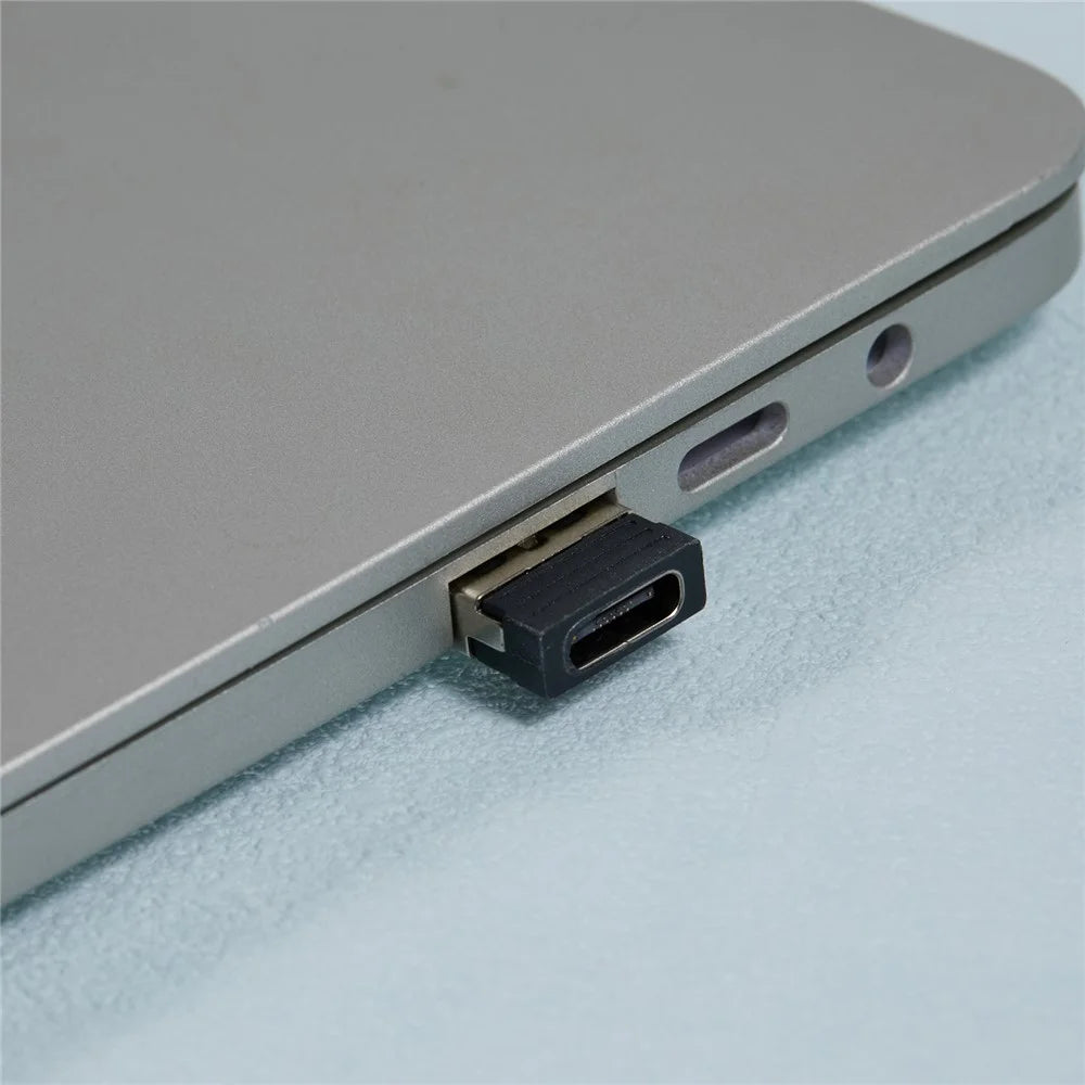 UC-167-BK 5Pcs USB-C Female to USB-A 2.0 Male 480Mbps Data Transfer Charging Adapter - 5