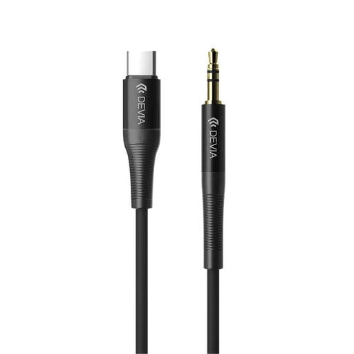 DEVIA Ipure Series 1m Type-C to 3.5mm Audio Cable Aluminum Alloy+TPE AUX Cord - 1