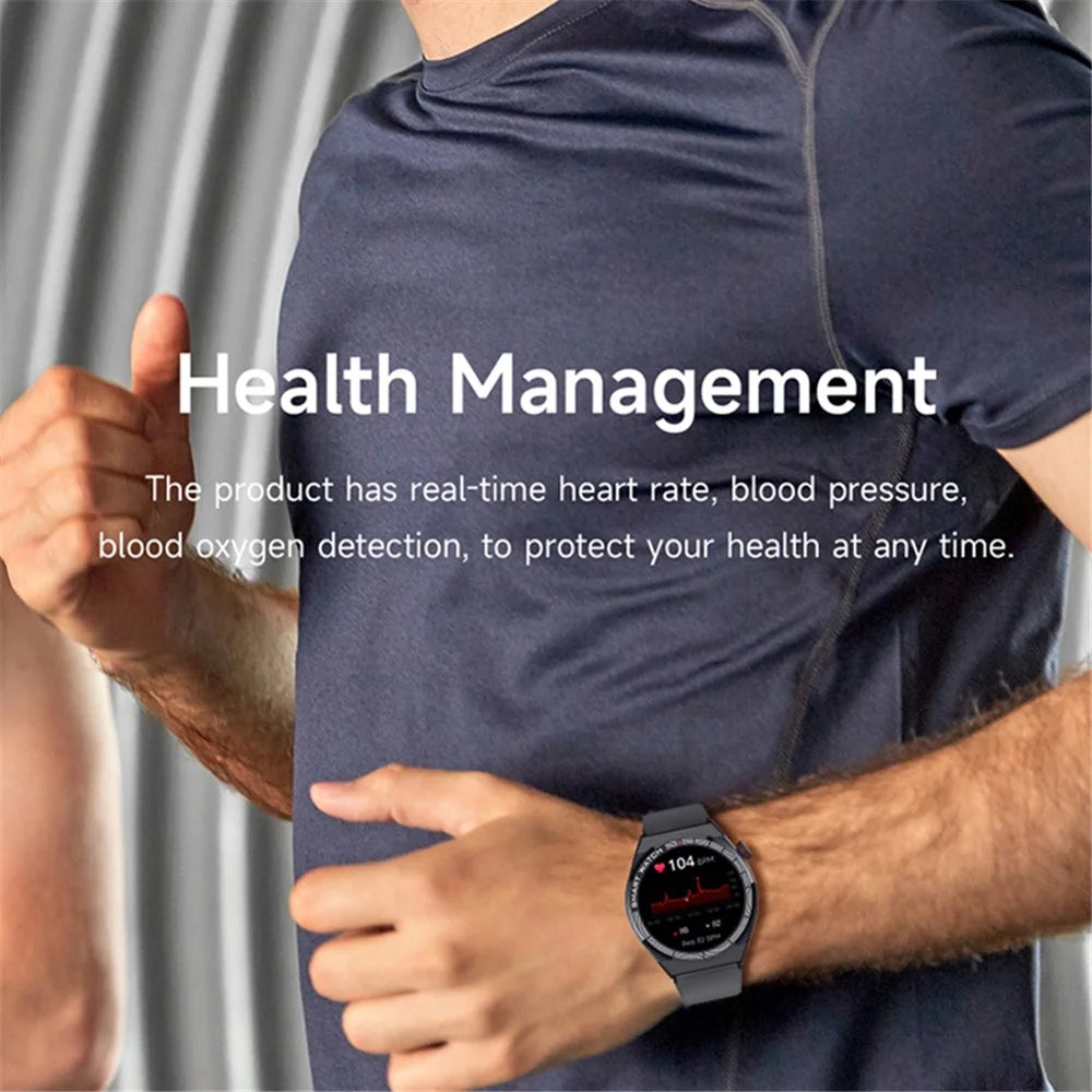 DEVIA M36 Smart Watch Pro 1 IP68 Waterproof Bluetooth-compatible Calling 1.43-inch AMOLED Health Monitor Bracelet - Silver - 3