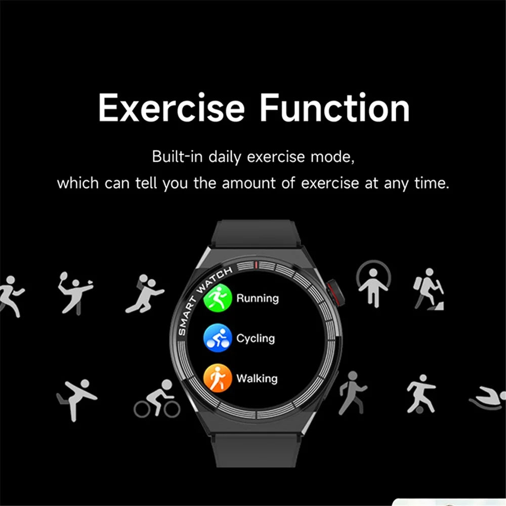 DEVIA M36 Smart Watch Pro 1 IP68 Waterproof Bluetooth-compatible Calling 1.43-inch AMOLED Health Monitor Bracelet - Silver - 4