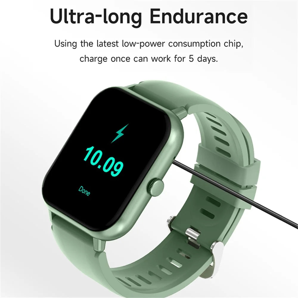 DEVIA ZL54C Smart Watch WT2 1.83-inch Health Monitor IP76 Waterproof Sports Watch Bracelet - Green - 2