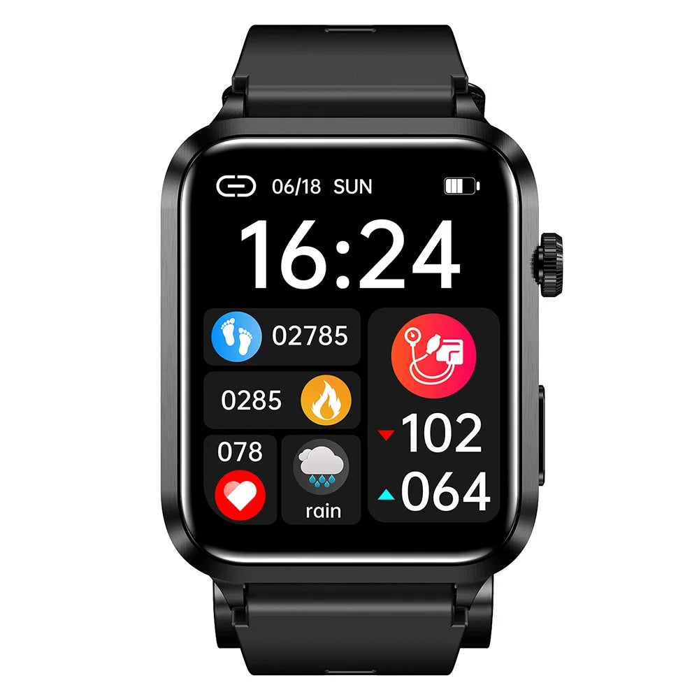 S11 Smart Watch 1.91-Inch Precision Health Monitor Electric Watch - Black - 2