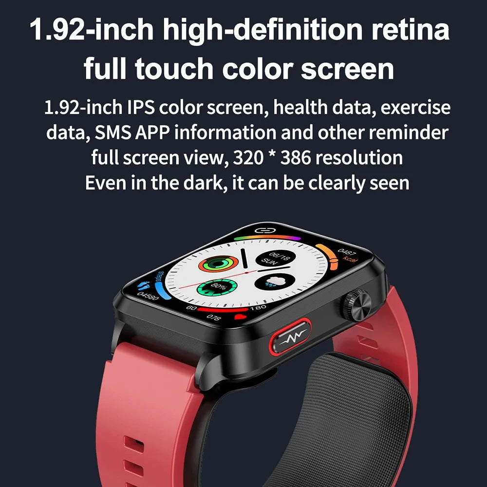 S11 Smart Watch 1.91-Inch Precision Health Monitor Electric Watch - Black - 4