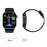 ET580 2.04" ECG Health Monitor Smart Watch, Silicone Strap+Butterfly Buckle - Black - 7