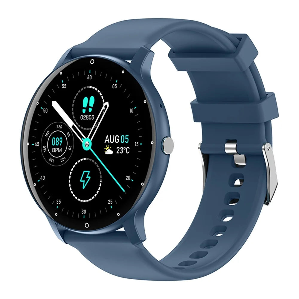 ZL02CPRO 1.28 Inch Heart Rate Monitor Multiple Sports Mode Smart Watch - Blue - 1