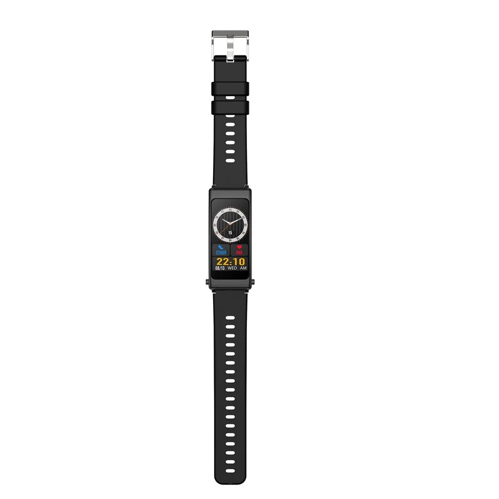K13 2-in-1 Smart Watch Bluetooth-compatible Earphone Health Monitor Sports Bracelet, Silicone Strap - Black - 4