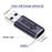 UC-167-QC 2PCS USB 2.0 QC Male to PD Type-C Female Adapters with LED Light - 4