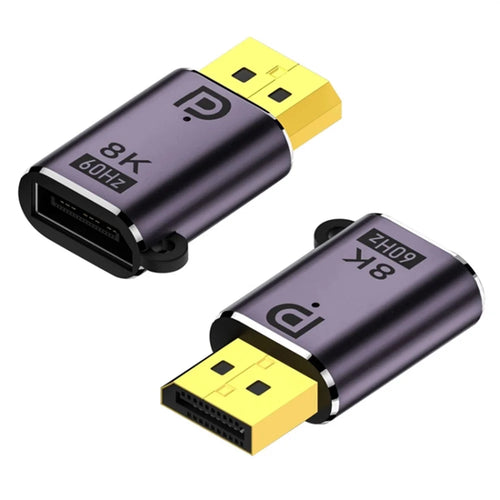 DP 1.4 Male to Female 8K 60Hz HD Video Transmission Adapter Mini Converter - 1
