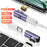 Magnetic USB4 Type-C Front Elbow Converter 40Gbps 140W 5A Fast Charging OTG Adapter - 3