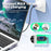 Magnetic USB4 Type-C Front Elbow Converter 40Gbps 140W 5A Fast Charging OTG Adapter - 4