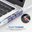 Magnetic USB4 Type-C Front Elbow Converter 40Gbps 140W 5A Fast Charging OTG Adapter - 7