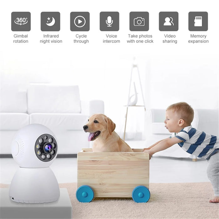 A14 Snowman WiFi HD Camera Night Vision Home Security Baby Monitoring Camera - 3