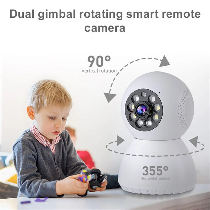 A14 Snowman WiFi HD Camera Night Vision Home Security Baby Monitoring Camera - 4