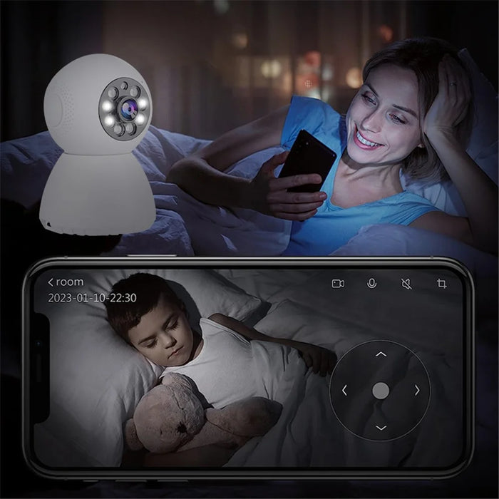 A14 Snowman WiFi HD Camera Night Vision Home Security Baby Monitoring Camera - 5