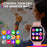 ZEBLAZE GTS3 Pro Smart Watch Ultra-big HD AMOLED Screen Health Fitness Tracker - Black - 7