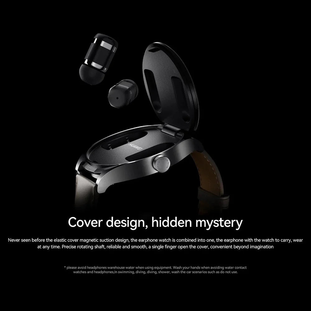 HUAWEI WATCH Buds 1.43-Inch AMOLED Earbuds and Smartwatch 2-in-1 Electric Watch (Chinese Version) - Black - 4