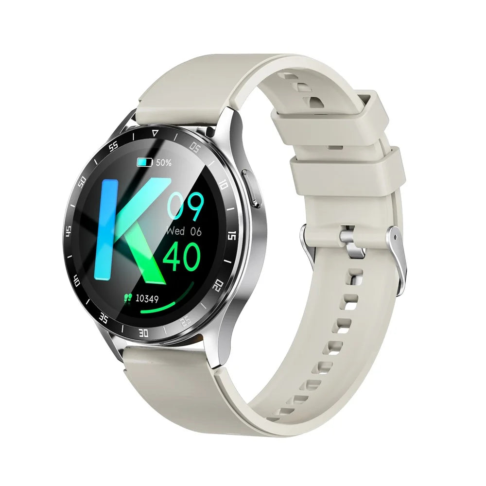 X10 2-in-1 1.39-inch Smart Watch with Earbuds, Flip Cover Version - Silver - 2
