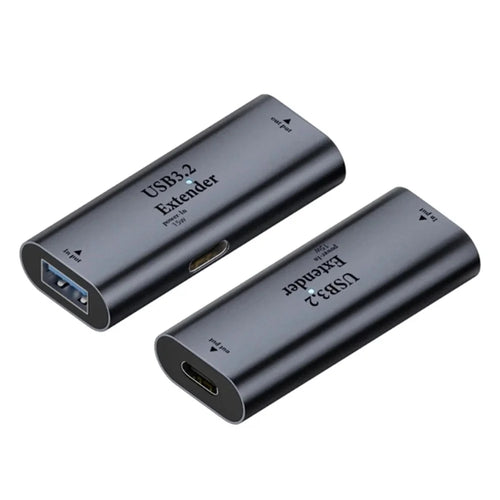 USB-A to Type-C Signal Amplifier 15W Power Supply 10m Transmission Extender - 1