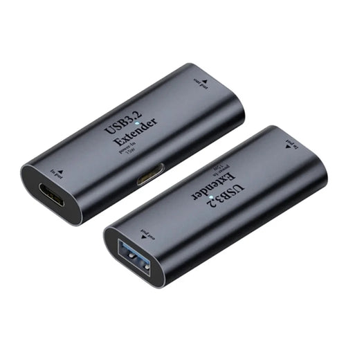 10m Transmission Type-C to USB Signal Amplifier 15W Power Supply Extender - 1