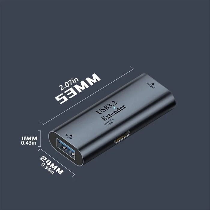 USB-A to USB-A Signal Amplifier 15W Power Supply Extender for Printer / Camera / PC - 4