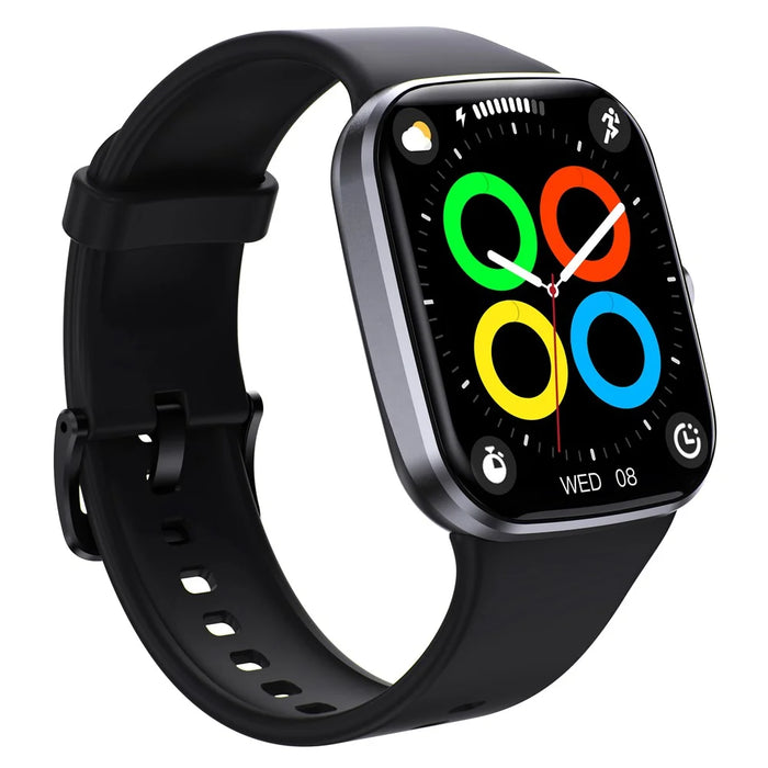 Q32 2.1 Inch Screen Bluetooth-compatible Call Smart Watch with Heart Rate, Blood Pressure, Blood Oxygen Monitoring - Black - 3