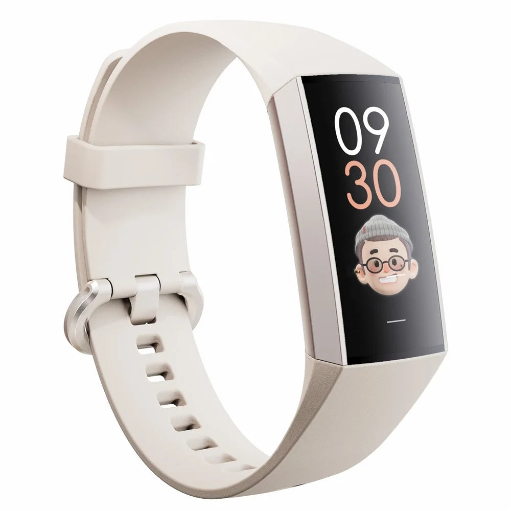C80 1.1-Inch Screen Smart Bracelet Blood Oxygen Monitoring Watch (Touch Control) - Starlight - 3