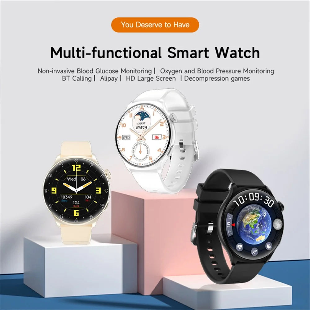 MX16 1.43-inch Round Screen Bluetooth-compatible Calling Health Monitor Smart Watch - Black - 5
