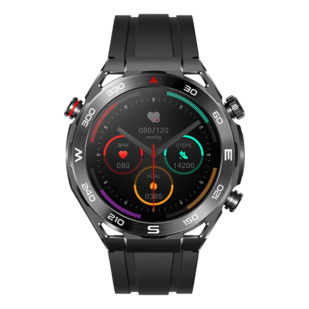 X100 1.43-inch Round Screen Multi-sport Modes Health Monitor Smart Watch - Black - 2
