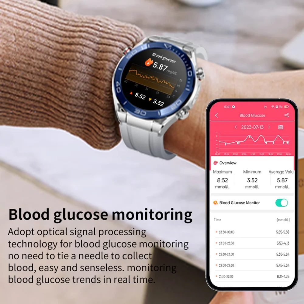 X100 1.43-inch Round Screen Multi-sport Modes Health Monitor Smart Watch - Black - 7