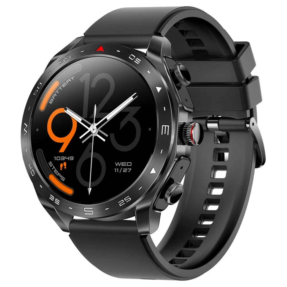 T95 2-in-1 1.52-inch IPS Screen Smart Watch Waterproof Bluetooth-compatible Call TWS Earphones - Black - 1