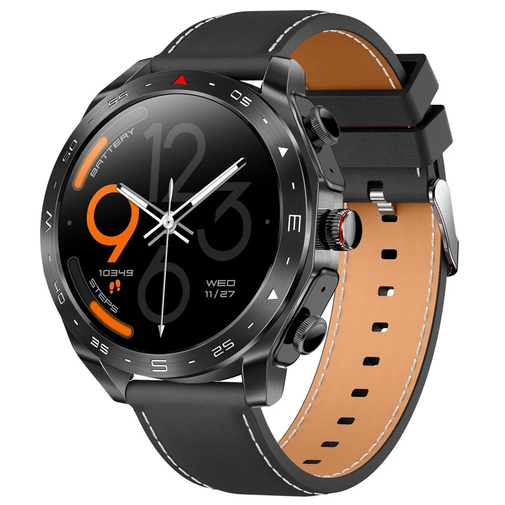 T95 2-in-1 1.52-inch IPS Screen Smart Watch Waterproof Bluetooth-compatible Call TWS Earphones - Black - 2