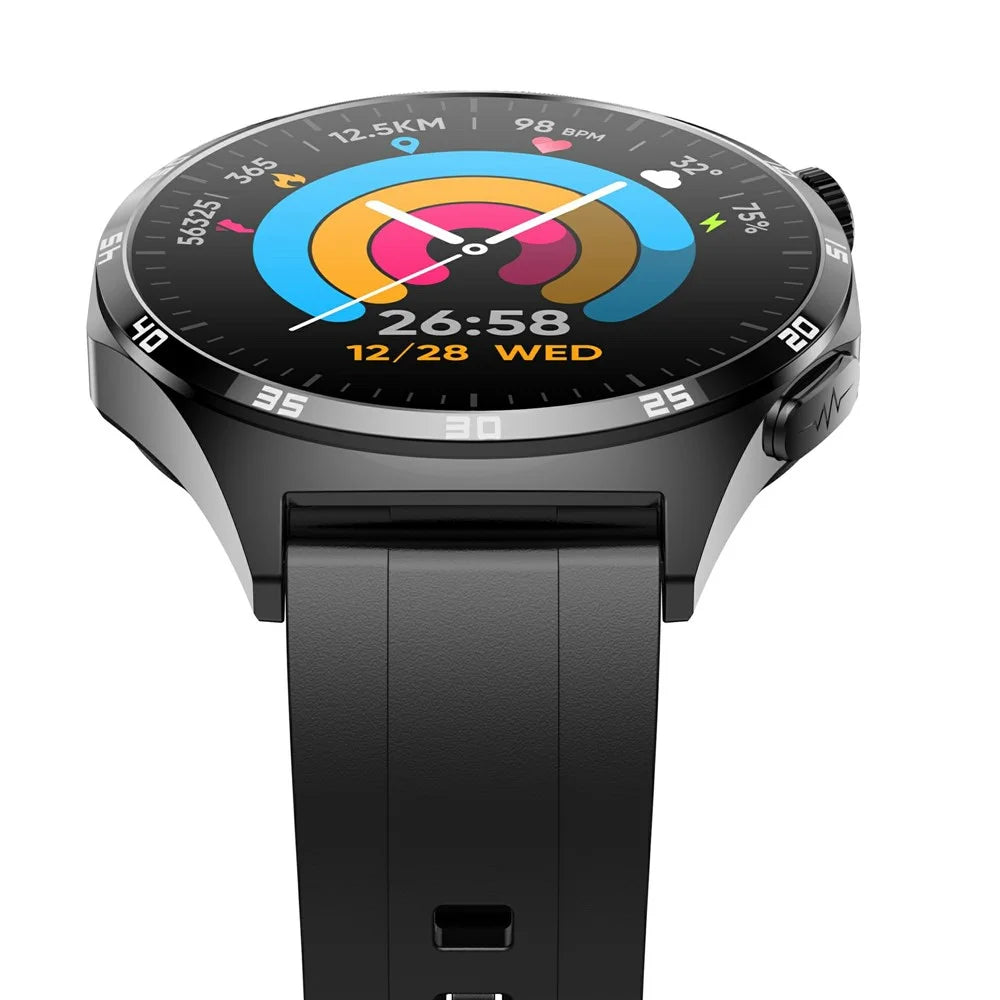 MT300 AMOLED Screen Sports Watch Bluetooth-compatible Call ECG Blood Glucose Health Monitoring Smart Watch - Black - 5