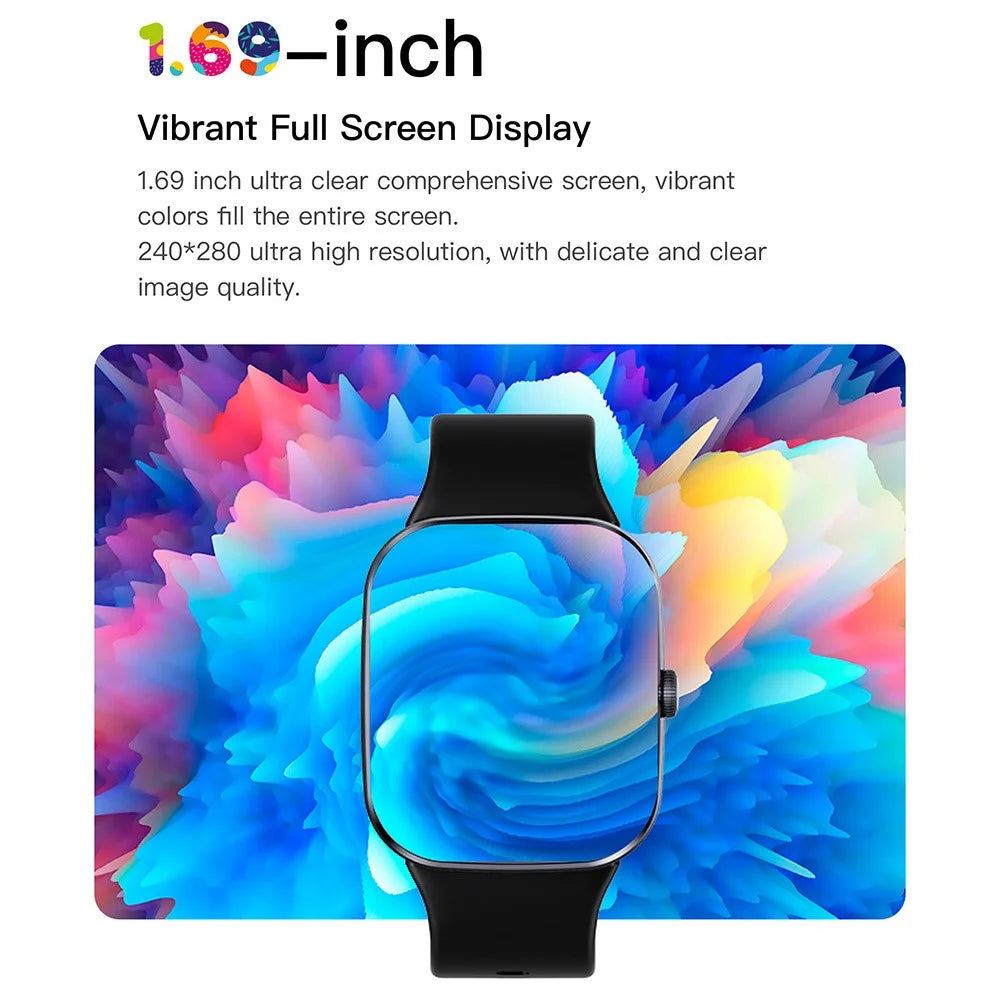 Q29 Bluetooth-compatible Smart Watch Women Fitness Tracker Heart Rate Monitor Sleep Tracker - Black - 4