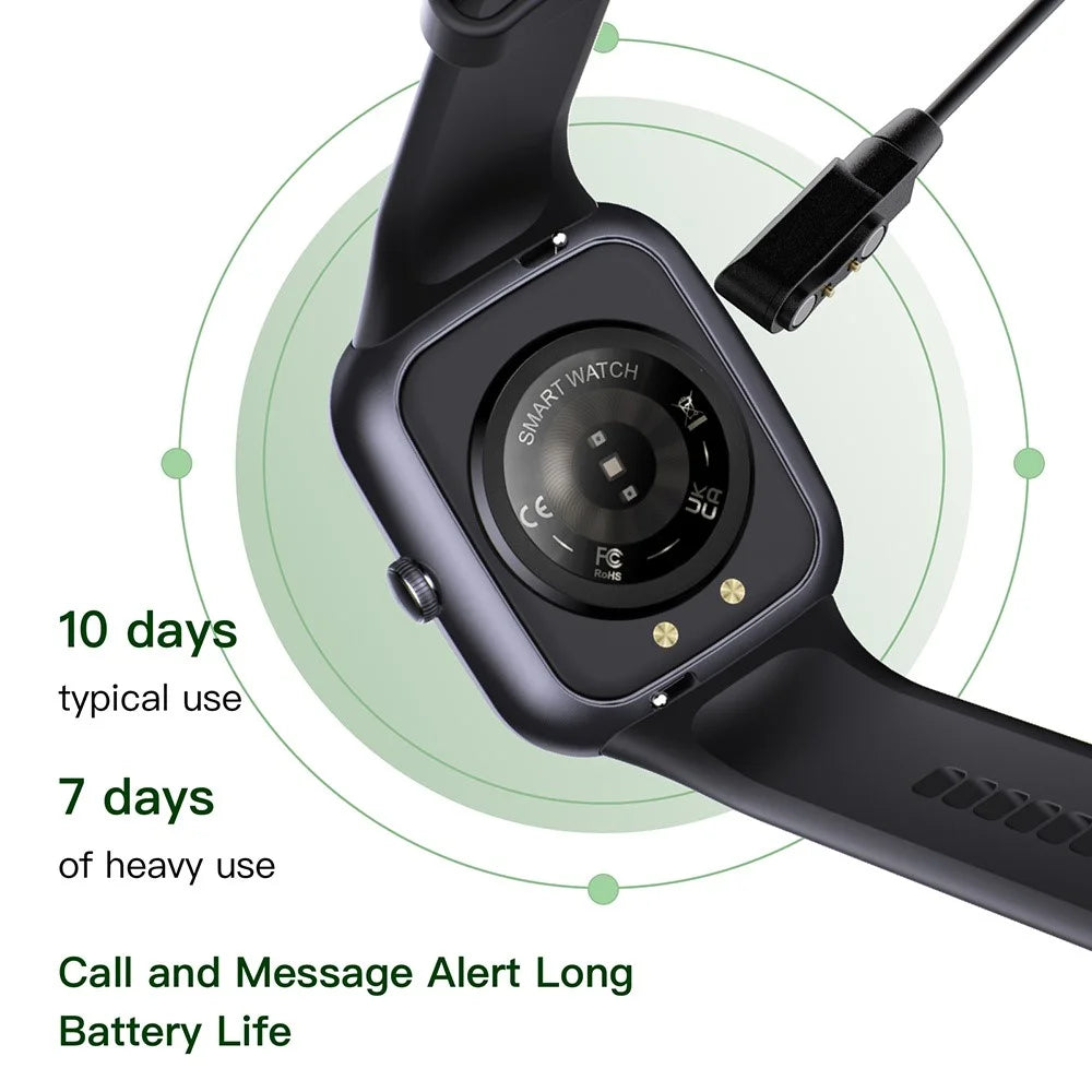 Q29 Bluetooth-compatible Smart Watch Women Fitness Tracker Heart Rate Monitor Sleep Tracker - Black - 6