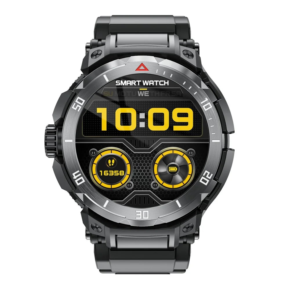 GT100pro 2-in-1 1.46-inch Health Monitoring Smart Watch TWS Bluetooth-compatible Earbuds - Black - 2