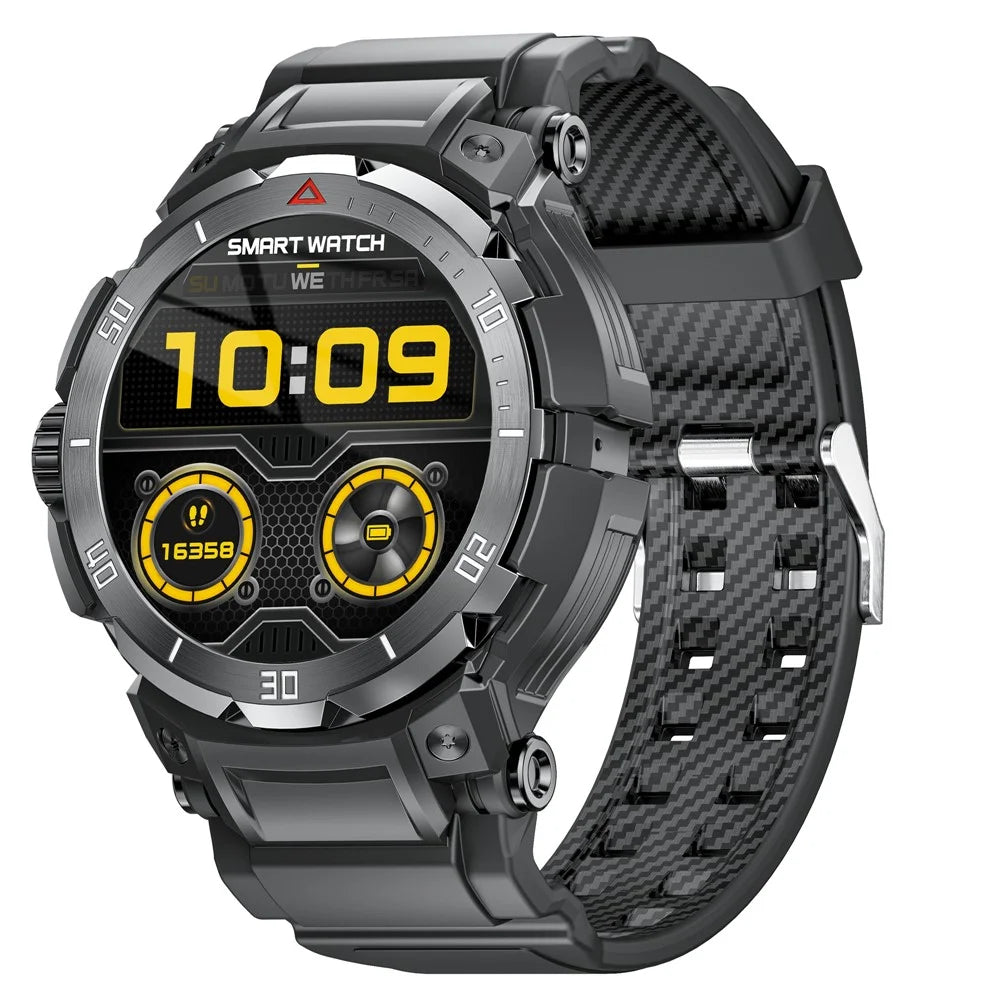 GT100pro 2-in-1 1.46-inch Health Monitoring Smart Watch TWS Bluetooth-compatible Earbuds - Black - 4