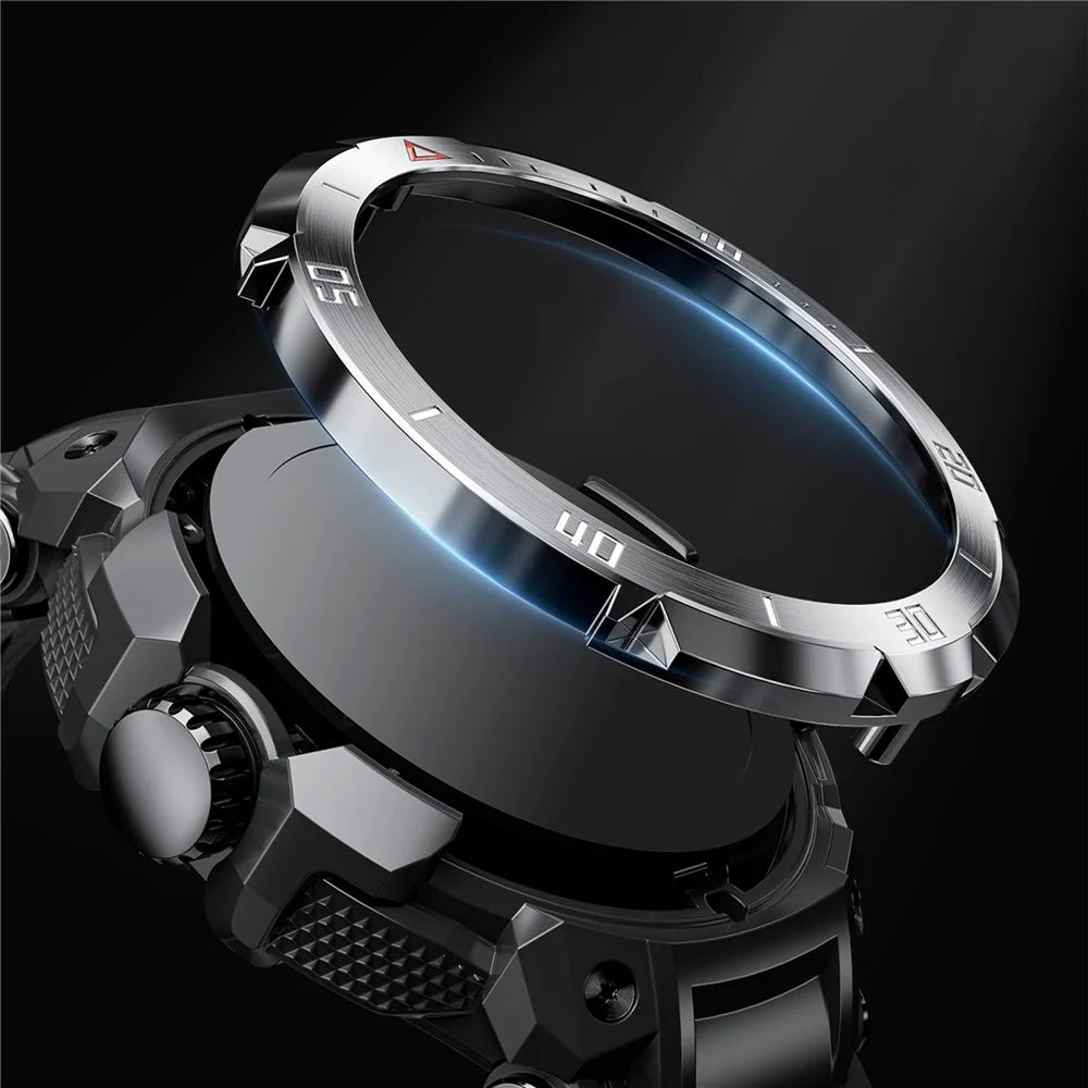 GT100pro 2-in-1 1.46-inch Health Monitoring Smart Watch TWS Bluetooth-compatible Earbuds - Black - 7